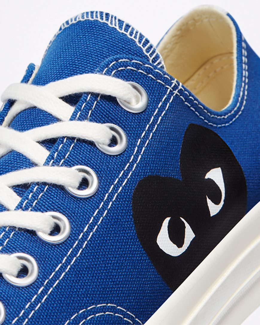 Tenisky Nizke Converse x Comme des Garçons PLAY Chuck 70 Panske Modre Čierne | SK BUMKJ1